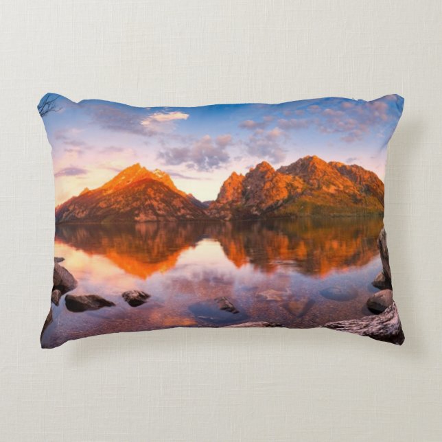 Sonnenaufgang Zierkissen (Vorderseite)