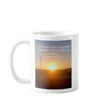 Sonnenaufgang-Zug-Kaffeetasse