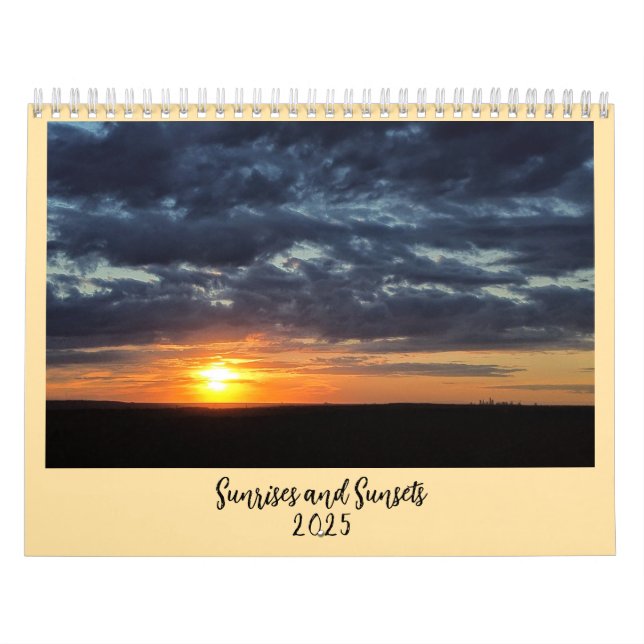 Sonnenaufgänge und Sonnenuntergänge 2025 Kalender (Titelbild)