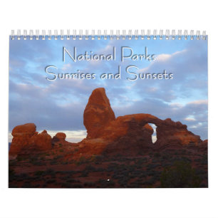 Sonnenaufgänge und Sonnenuntergänge in Nationalpar Kalender