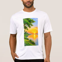 Sonnenaufgangs-Flusslandschaft