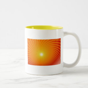 Sonnenaufgangs-Tasse Zweifarbige Tasse