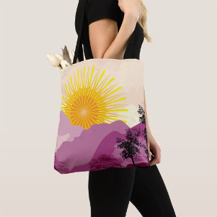 Sonnenaufgangslandschaft Tasche
