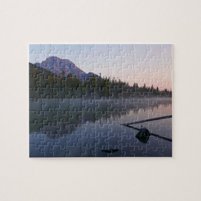 Sonnenaufgangsreflexion am String Lake II (Horizontal)