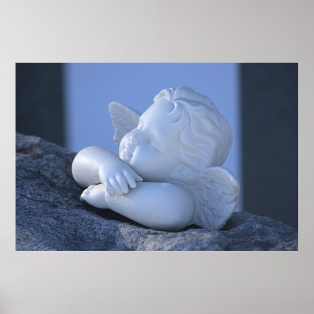 Sonnenbadegel Sweet cherub figurine CC0127 Poster (Vorne)