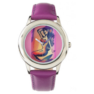 Sonnenbaden Schönheit der Meerjungfrau Armbanduhr