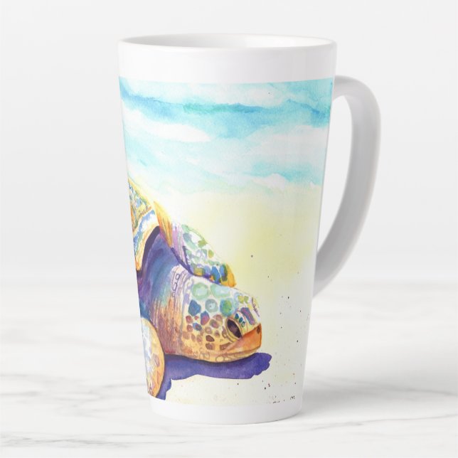 Sonnenbadeschildkröte 6 milchtasse (Rechte Ecke)