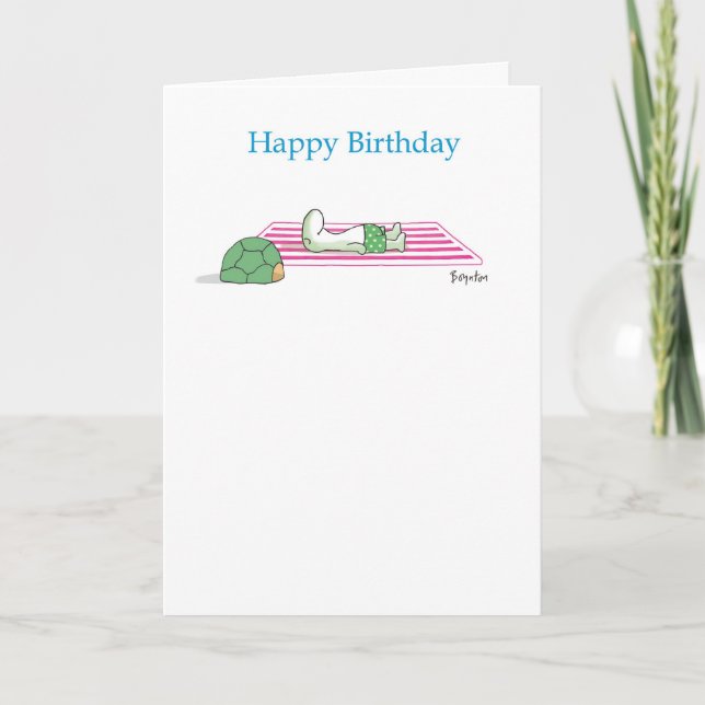 SONNENBADETURTLE KARTE (Vorderseite)