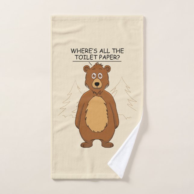 Sonnenbär aus Toilettenpapier Handtuch (Handtuch)