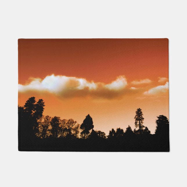 Sonnenbäume Fußmatte (Vorderseite)