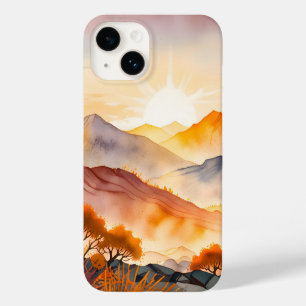 Sonnenbeleuchtete Bäume und schattige Täler Case-Mate iPhone 14 Hülle