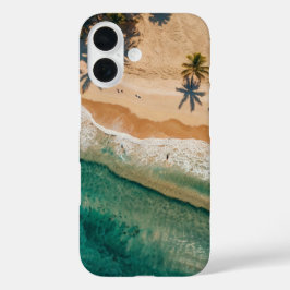 Sonnenbeleuchtete Küsten iPhone 16 Hülle