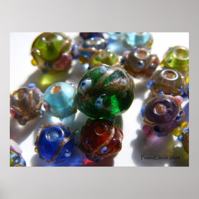 Sonnenbeleuchtete Perlen 6 Poster (Vorne)