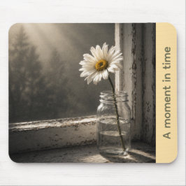 Sonnenbeschienene Daisy „Ein Moment in der Zeit“ M Mousepad