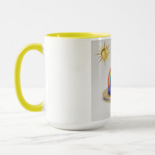 Sonnenbespritzter Regenbogen-Mug Tasse