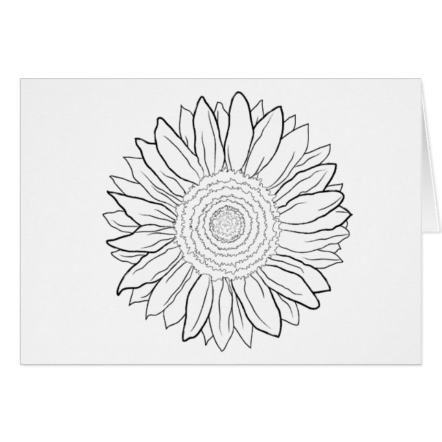 Sonnenblume (Vorderseite (Horizontal))