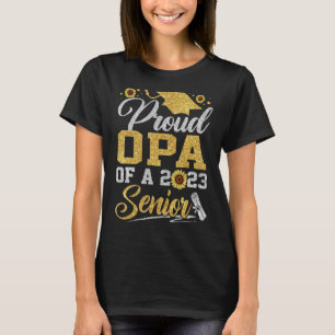 Sonnenblume 2023 Proud Opa von einem Senior Gradua T-Shirt