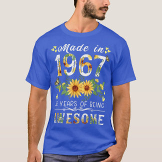 Sonnenblume 55. Geburtstagsgeschenke für Frauen, B T-Shirt