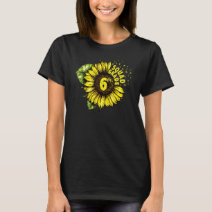 Sonnenblume 6. Klasse Squad Liebe 6. Klasse Lehrer T-Shirt