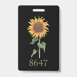 Sonnenblume 8647 86 47 Subtile Anti-Trump-Blumen B Ausweis