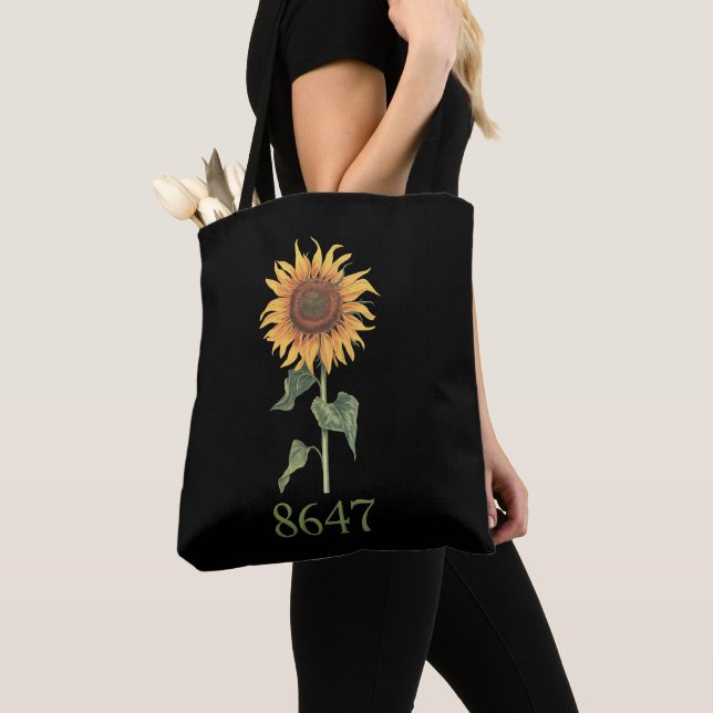 Sonnenblume 8647 86 47 Subtle Anti Trump Floral Bo Tasche (Von Nahem)