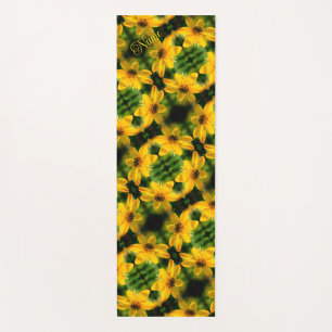 Sonnenblume Abstrakt Personalisiert Yogamatte
