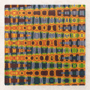 Sonnenblume abstrakte 2, 2016 (Foto) SVP-Bilder Glasuntersetzer