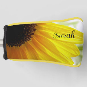 Sonnenblume am späten Nachmittag Personalisierte P Golf Headcover