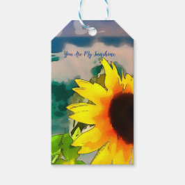 Sonnenblume am Strand du bist mein Sonnenschein Geschenkanhänger