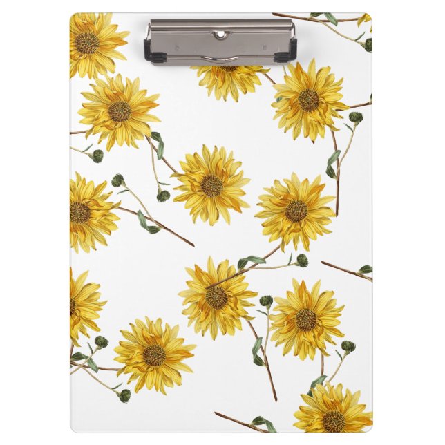 Sonnenblume anpassen klemmbrett (Vorderseite)