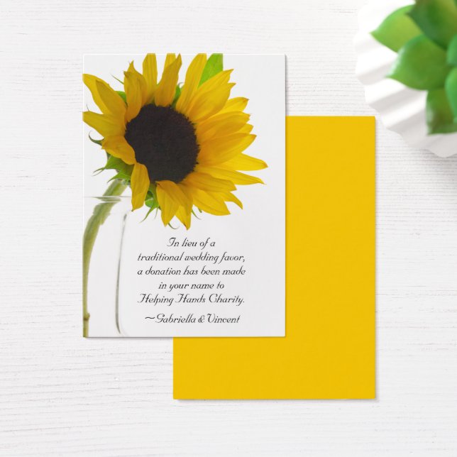 Sonnenblume auf der White Wedding Wohltätigkeit Li (Schreibtisch)