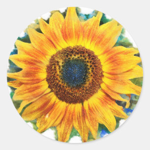 Sonnenblume, Aufkleber