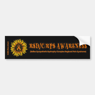 Sonnenblume/Awareness...RSD/CRPS Autoaufkleber