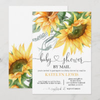 Sonnenblume Baby Dusche by Mail