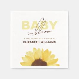 Sonnenblume Baby in Bloom Party Serviette