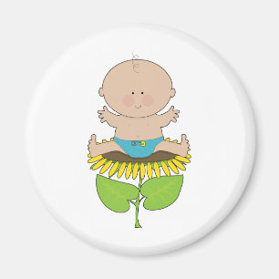 Sonnenblume-Baby Magnet