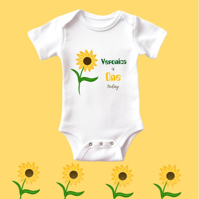 Sonnenblume Baby Strampler (Von Creator hochgeladen)