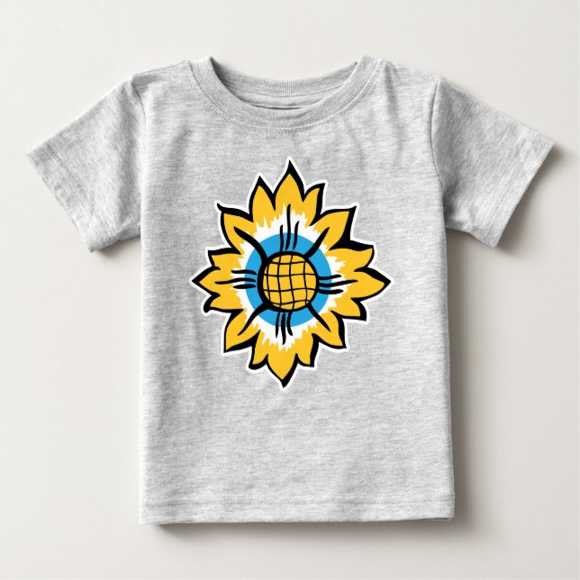 Sonnenblume Baby T-shirt (Vorderseite)