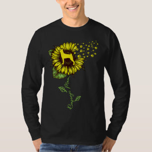Sonnenblume Basenji Mama Mama Hund Lover T-Shirt