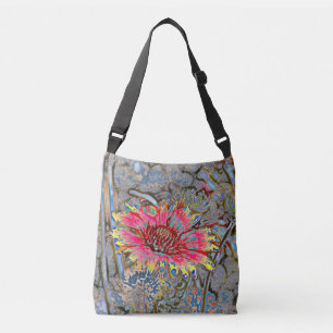 Sonnenblume-Batik-Art Tragetaschen Mit Langen Trägern
