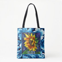 Sonnenblume bei Nacht Blumen Blumenmuster Personal
