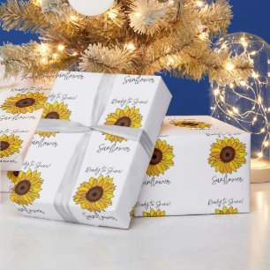 Sonnenblume Bereit zu Strahlen Sonnenblume Geschenkpapier