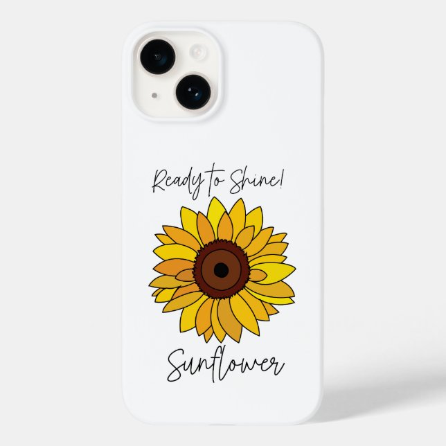 Sonnenblume bereit zum Sonnenblumen Case-Mate iPhone 14 Hülle (Rückseite)