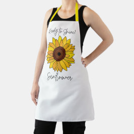 Sonnenblume bereit zum Sonnenblumen Schürze