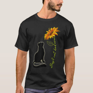 Sonnenblume Bester Vater Katze JE Niedlicher Katze T-Shirt
