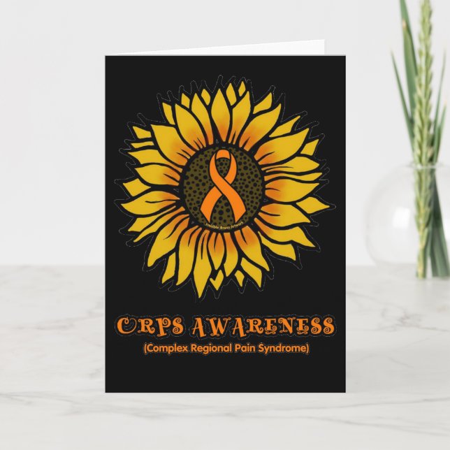 Sonnenblume/Bewusstsein...CRPS Karte (Vorderseite)