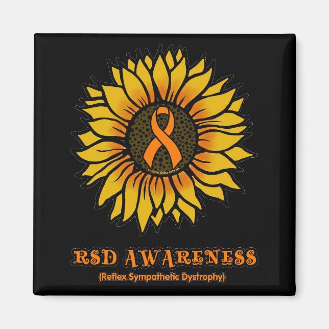 Sonnenblume/Bewusstsein...RSD Magnet (Vorne)