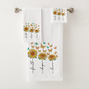 Sonnenblume Bliss Handtuchtrio Badhandtuch Set