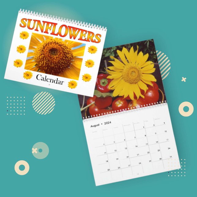 Sonnenblume-Blume Kalender (Von Creator hochgeladen)