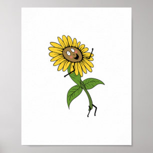 Sonnenblume, Blumenthema Poster